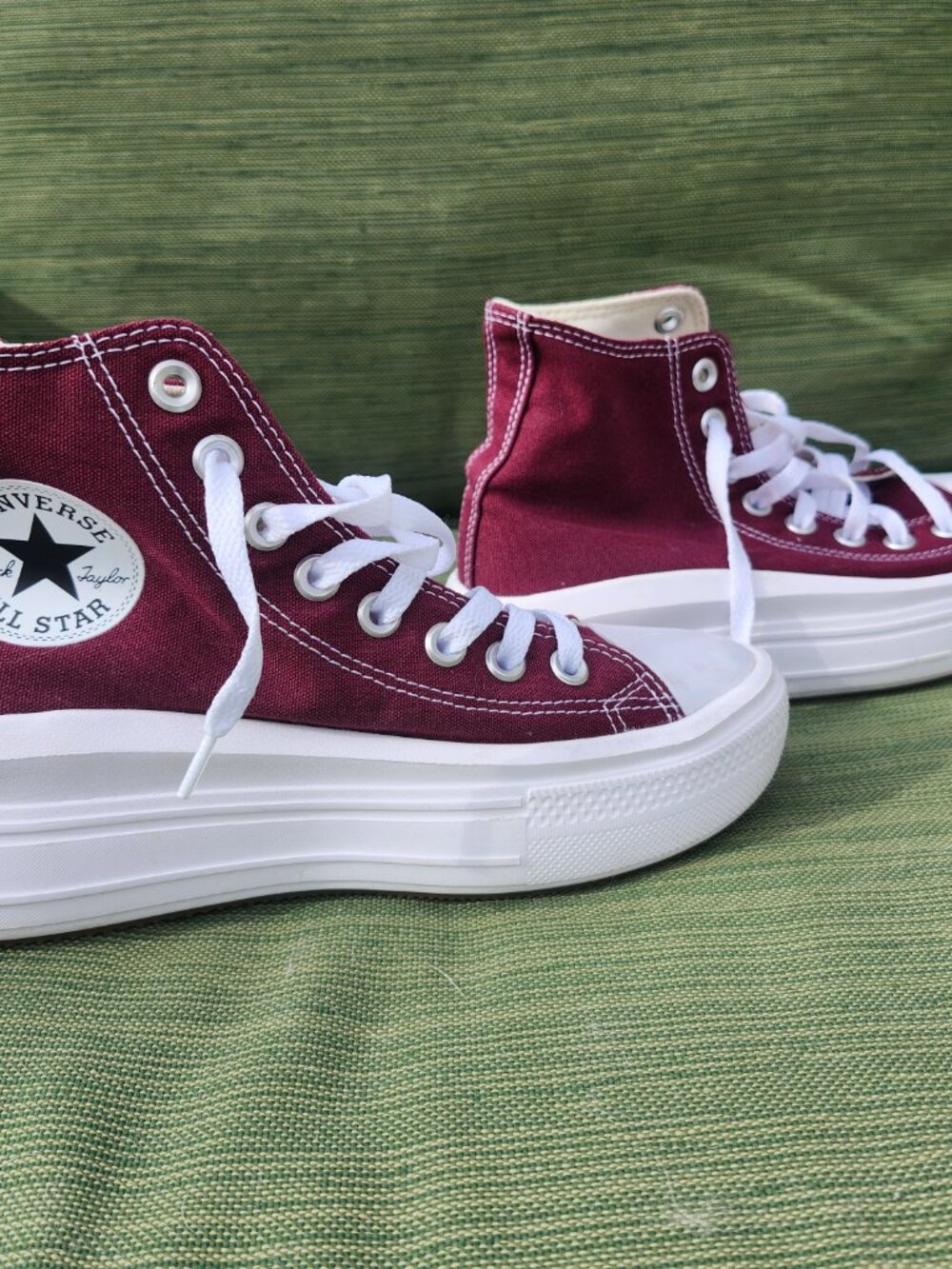 Converse Chuck Taylor All Star Move Platform High Dark Beetroot Women's Sz 7
